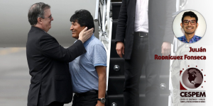 Evo Morales aterrizó en Mexico, tras recibir asilo político